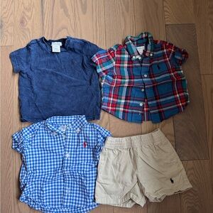 Polo by Ralph Lauren shirts and shorts
